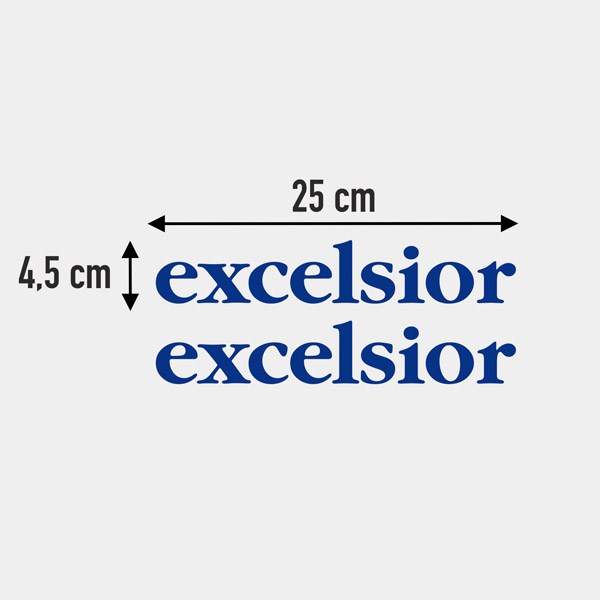 Camper van decals: Excelsior