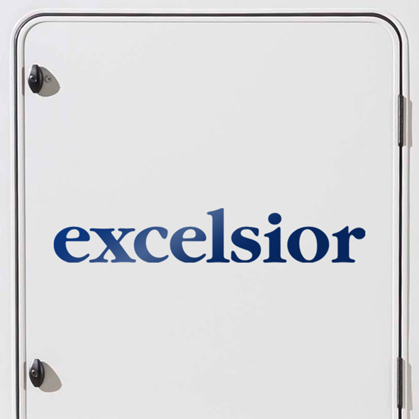 Camper van decals: Excelsior