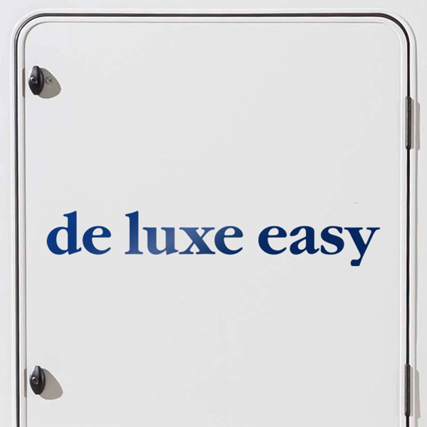 Camper van decals: De luxe easy