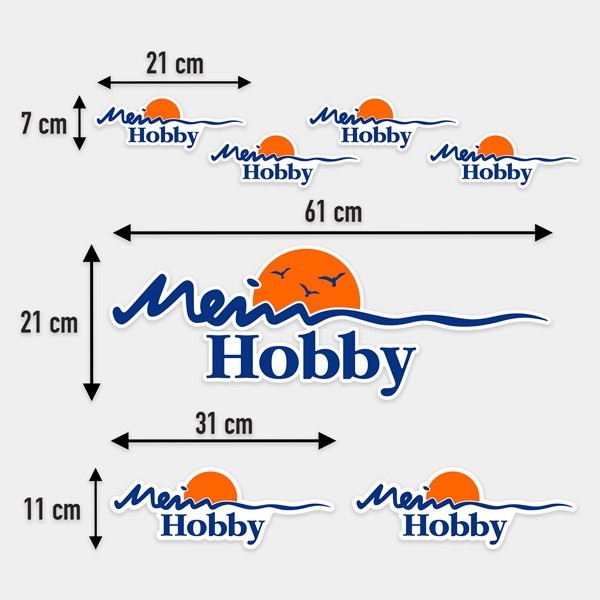 Camper van decals: Sun Hobby Kit