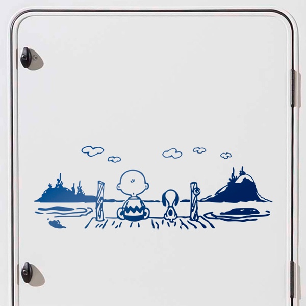 Camper van decals: Snoopy Landscape