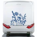 Camper van decals: Wild flowers 3