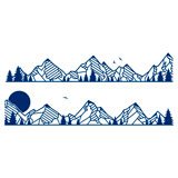 Camper van decals: Mountain landscape 3