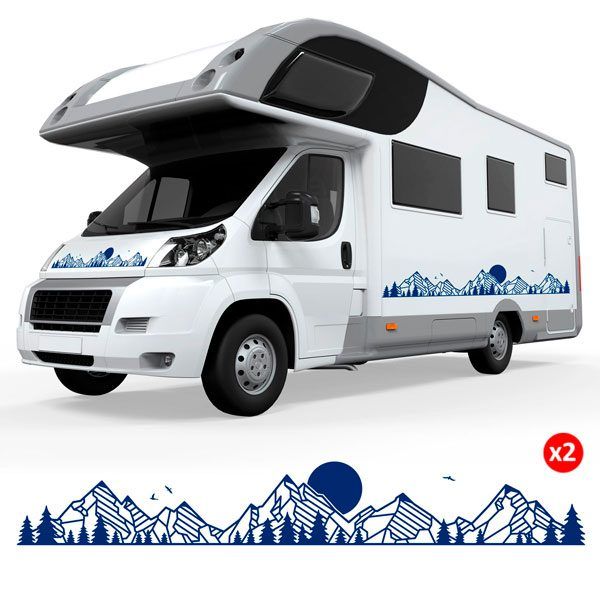 Camper van decals: Mountain Landscape