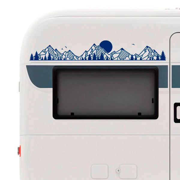 Camper van decals: Mountain Landscape