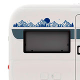 Camper van decals: Mountain Landscape 2