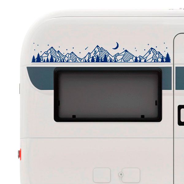 Camper van decals: Mountain Landscape 3