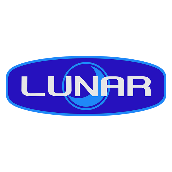 Camper van decals: Camper decal Lunar logo in blue tones