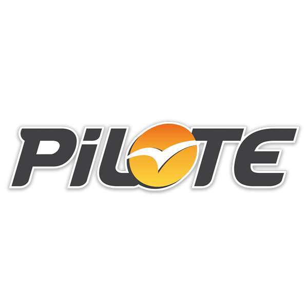 Camper van decals: Pilote - Black Decal