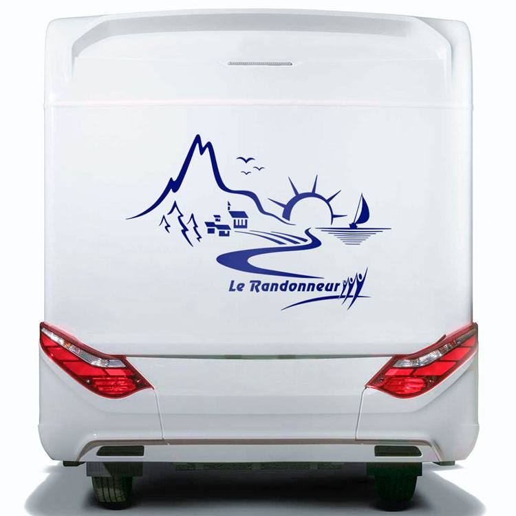 Camper van decals: Landscape Rapido