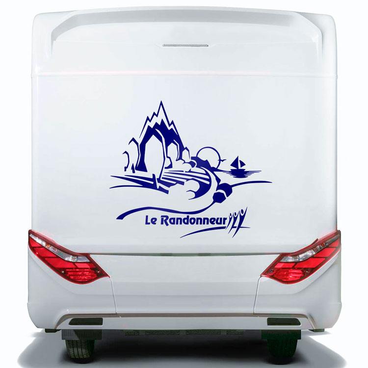 Camper van decals: Landscape Rapido le Randonneur