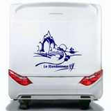 Camper van decals: Landscape Rapido le Randonneur 2