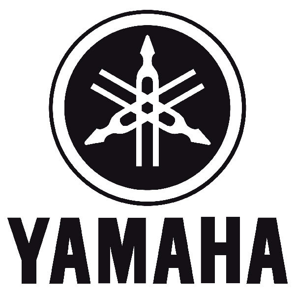 ➫ Pegatina logo Yamaha 8x8cm
